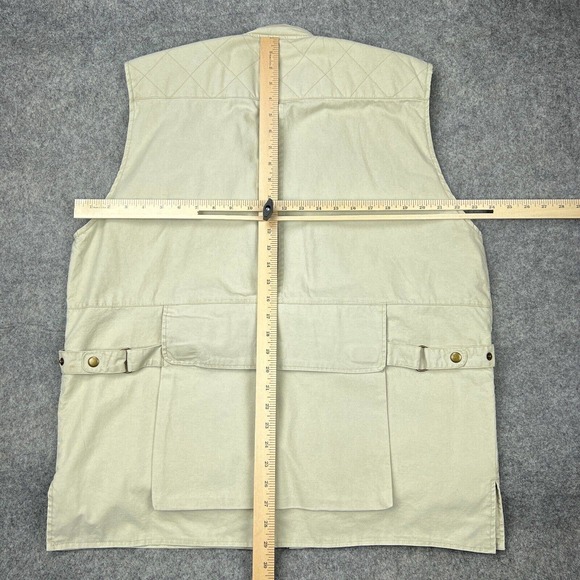VTG Trail Designs Vest Mens Large Tan Khaki Fishing Hunting Outdoors Pockets‎ - Picture 13 of 16